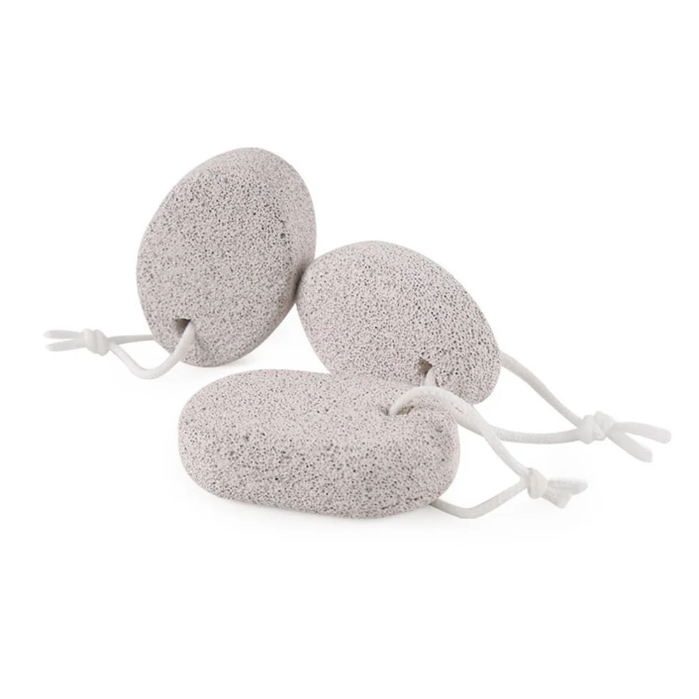 3 قطعة حجر الخفاف الكالس مزيل الجلد الصلب فرك القدم باديكير أداة صديقة للبيئة تدليك طبيعي إزالة الجلد الميت