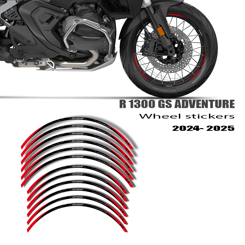 

R1300GSA 2024 2025 Motorcycle Accessories Sticker Wheel Decals for R 1300 GS Adventure R1300GS ADV