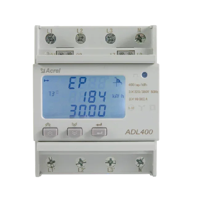 Hot SalesAdl400 Three Phase Din Rail Multi-Function Energy Meter For High Voltage With Modbus Protocol