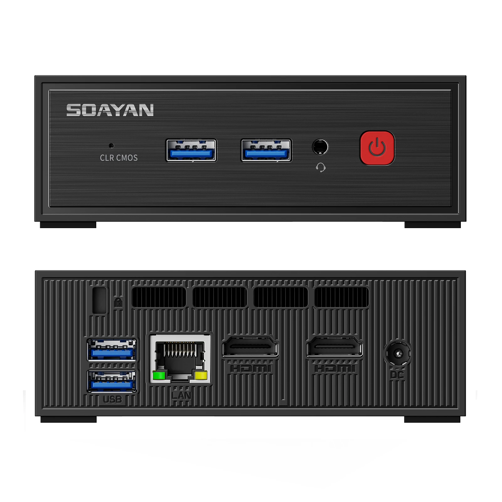 SZBOX N2 كمبيوتر صغير Intel N150 Windows 11 Pro WIFI بلوتوث DDR4 3200MHz M.2 2280 SSD HDMI2.0 USB3.2 كمبيوتر ألعاب مكتبي #6