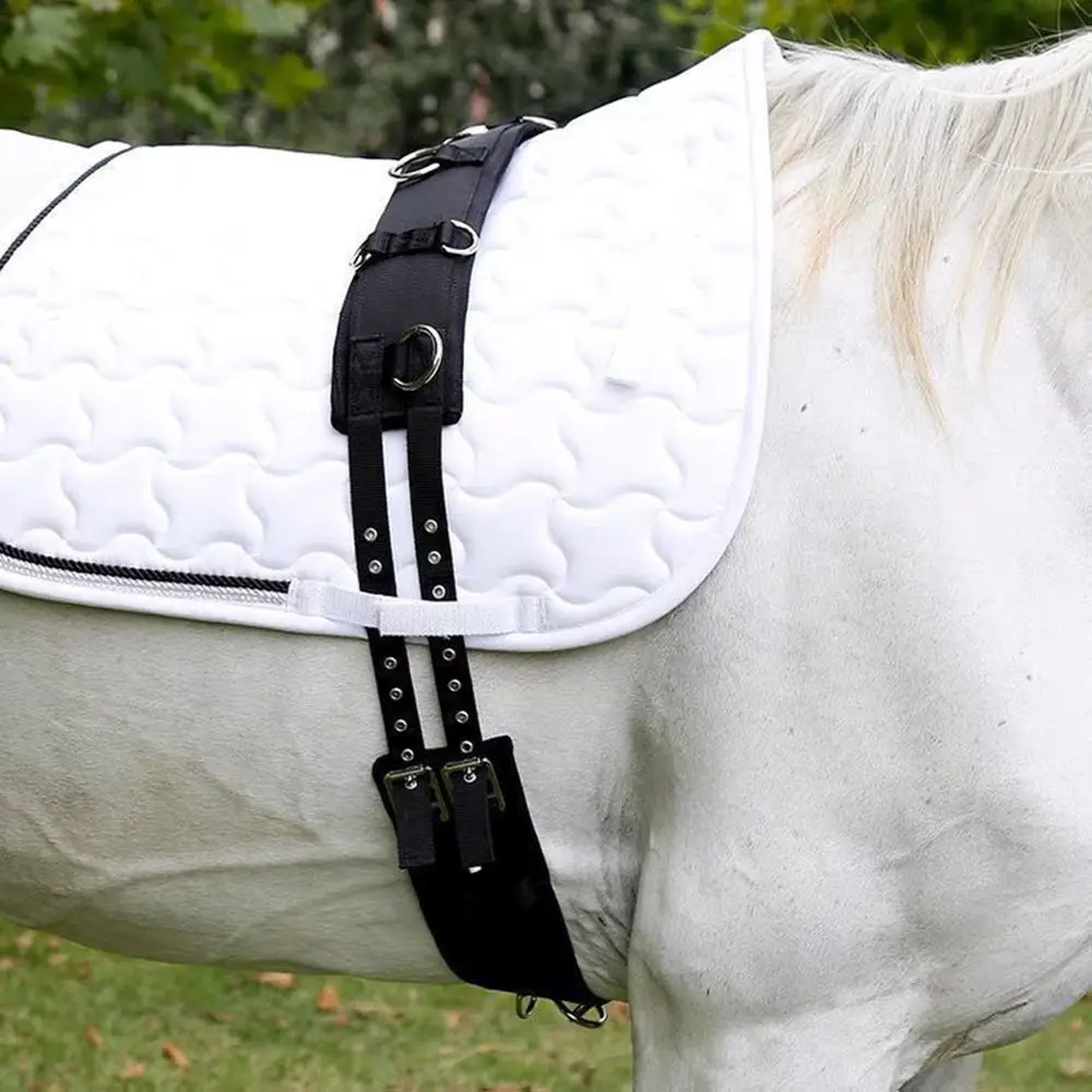 New Wear Resistant Conditioning Backpack Horse Training Belly Band Horse Match Accessories Steel Comprehensive Saddle Belt