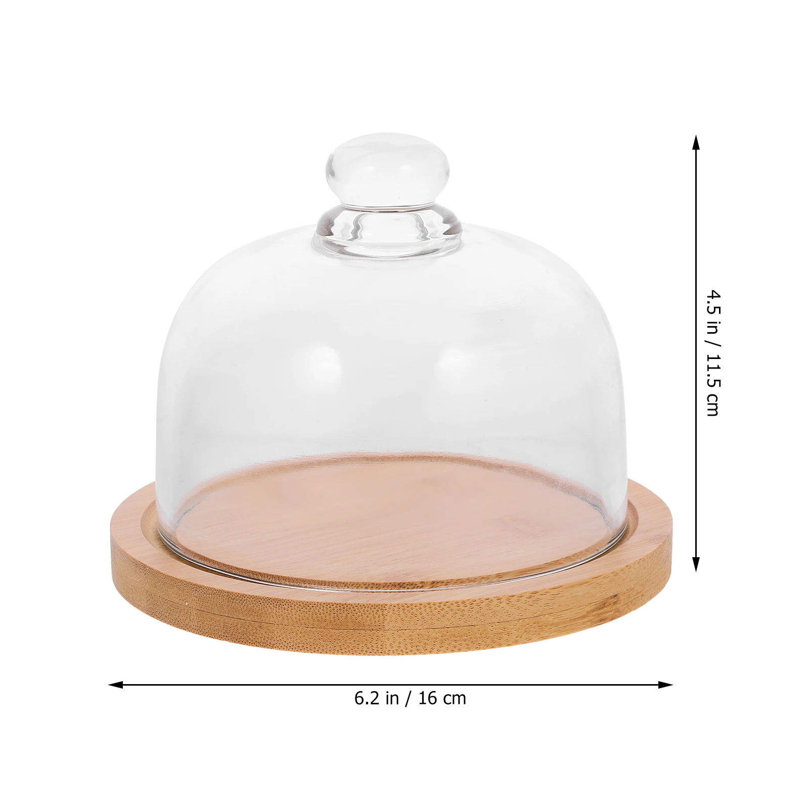 

6.5 Inch Cake Display Party Plate Bread Dessert Plate Stand Storage Bread Storage Tray Tray Container Party Wedding