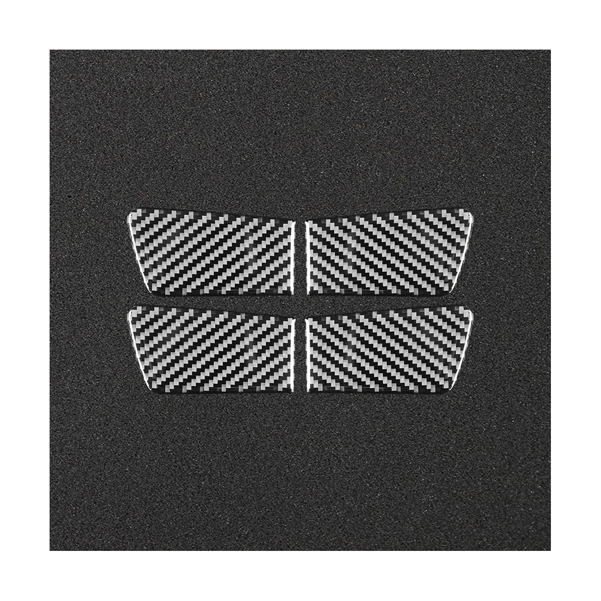 Carbon Fiber Car Inner Door Bowl Cover Trim Sticker for 8Th 2011-2014 Accessories image 3