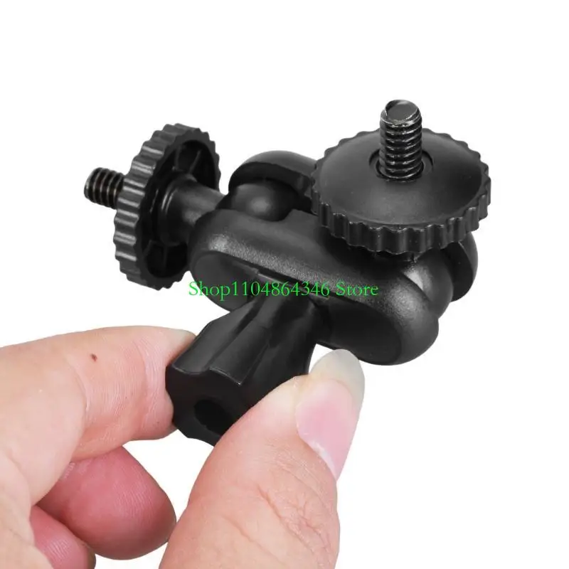 

Double 1/4inch Male Threaded Screw Adapter Double Head Studs for DSLR Cameras and Microphones Attachments