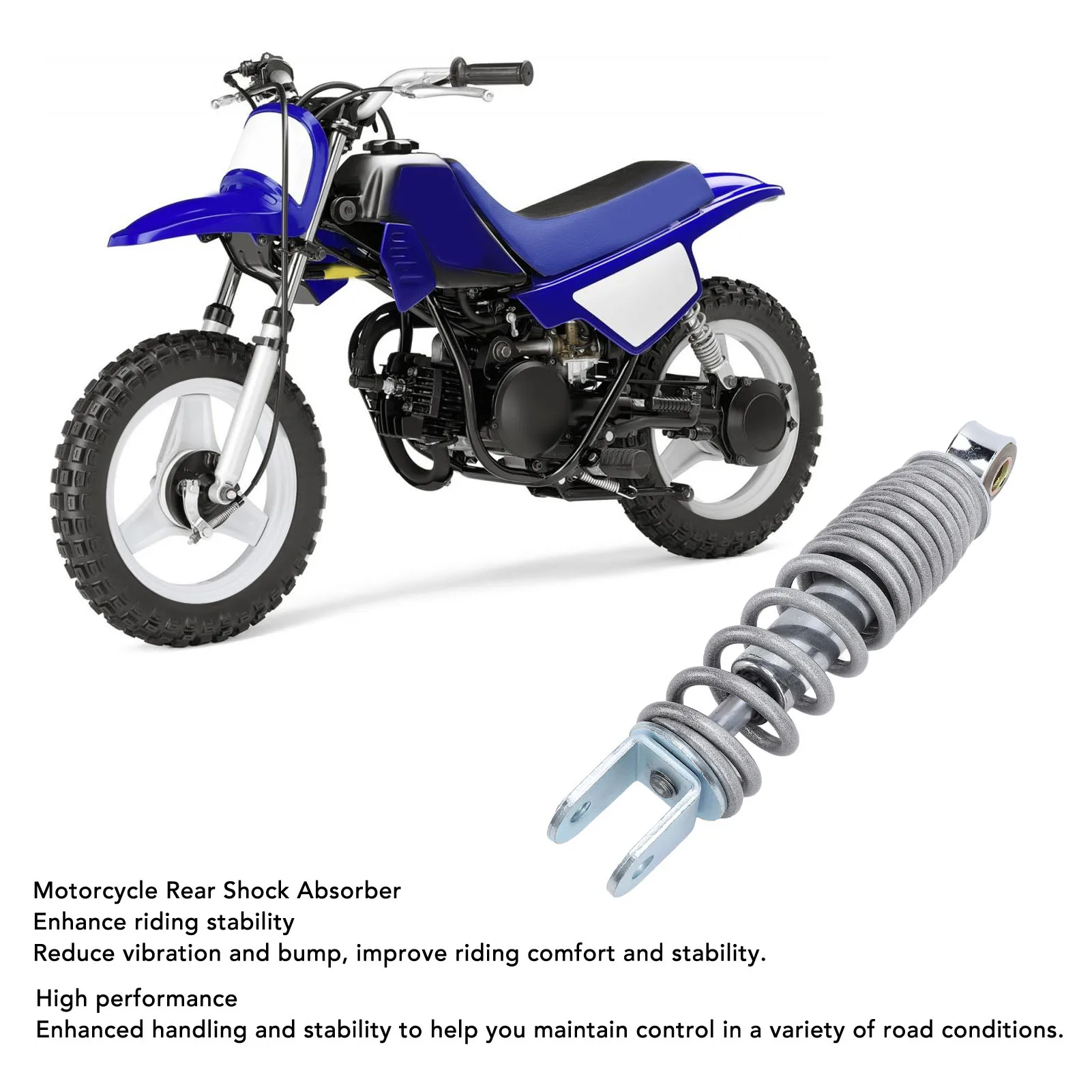 ممتص صدمات الهواء الخلفي للدراجات النارية يقلل من الاهتزاز دراجة نارية تعليق خلفي ممتص الصدمات 200 مللي متر لـ PW50 PW 50 PIT Bike #3