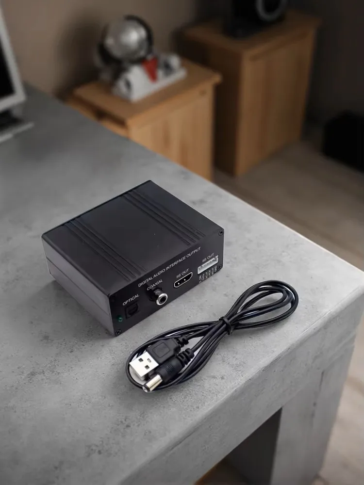 HDMI/MHL to IIS I2S Audio Extractor Separate I2S/DSD/Optical/Coaxial Output HDMI to IIS I2S Converter for Home Theater