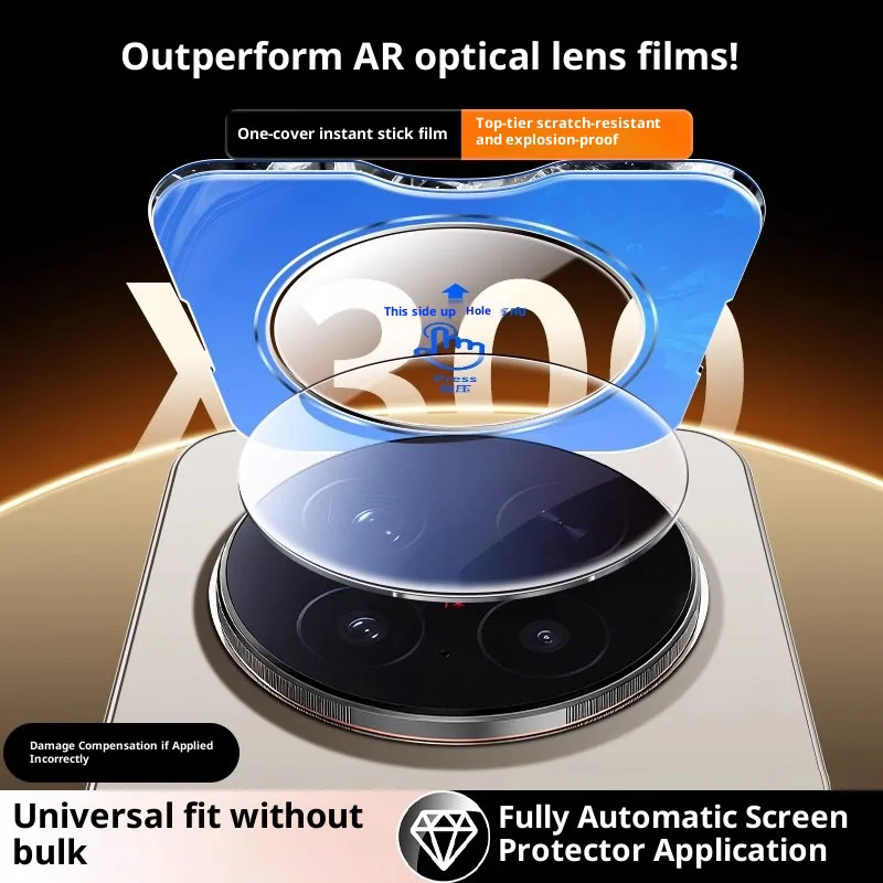 Full Glue Camera Lens Protector for vivo X300 Pro Camera Protectors Film Glass vivo X300 Pro Lens Cover Locator Installation