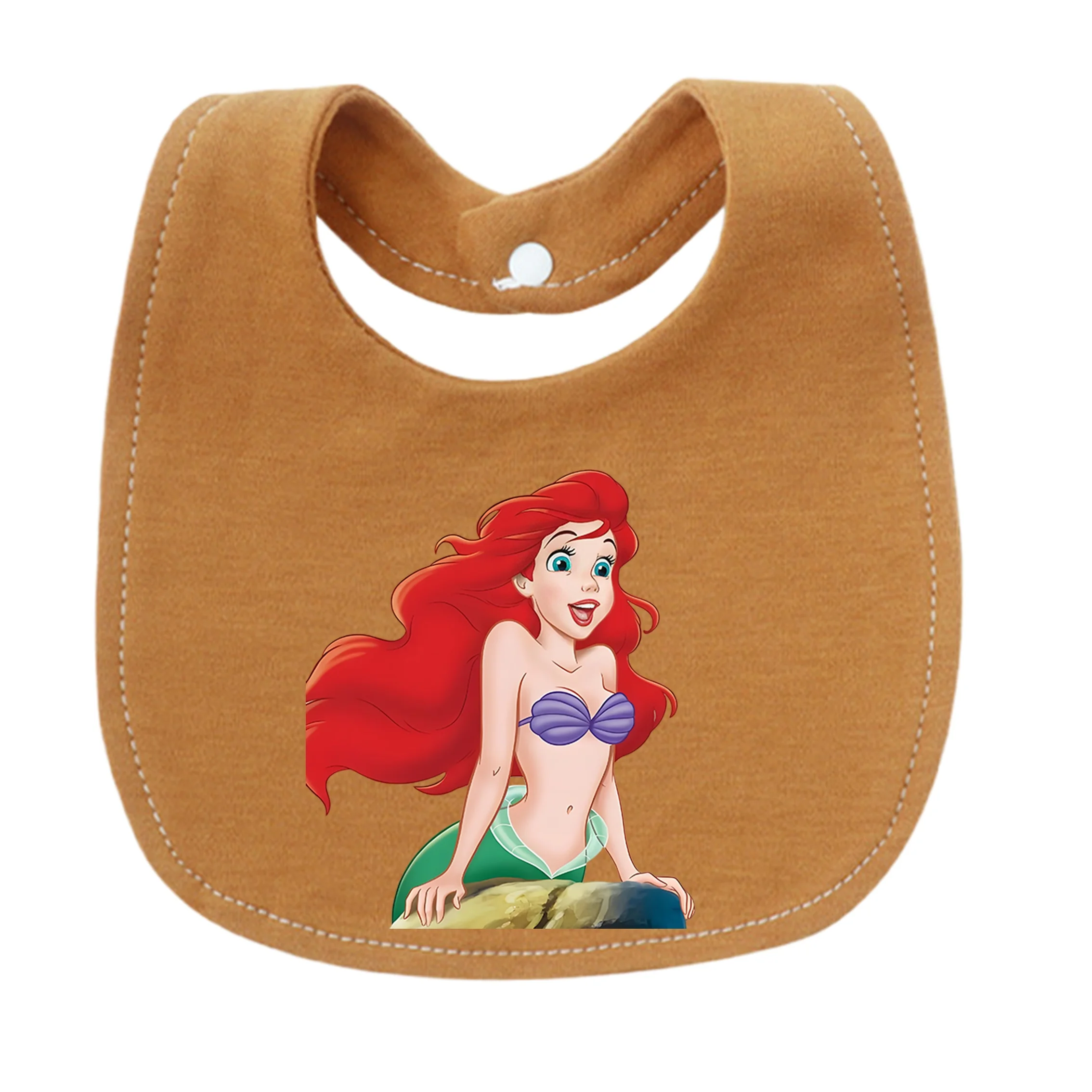 

Детский фартук-слюнявчик с мультяшным рисунком для новорожденных мальчиков и девочек, для кормления, впитывающий, платок-шарф, тканевый нагрудник