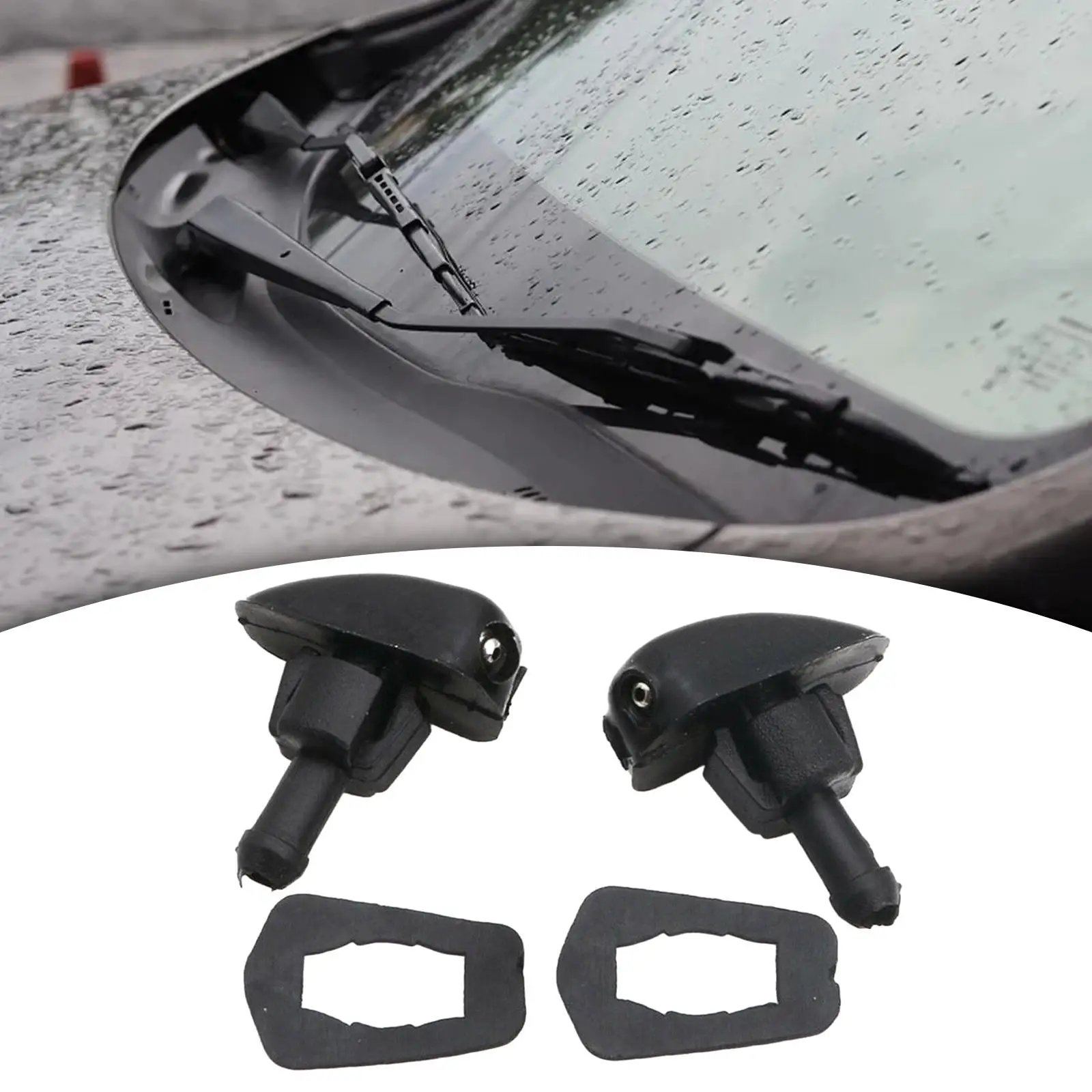 

Универсальная форсунка омывателя лобового стекла для очистки стекол автомобиля