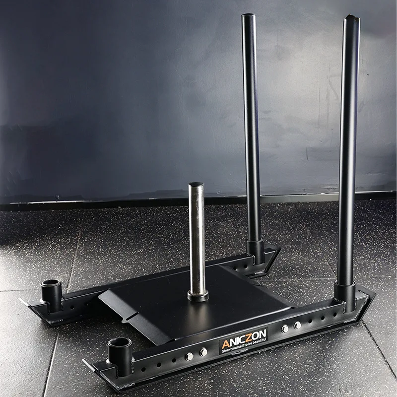 Indoor Gym Equipment Push-Pull Fitness Sled For Burst Strength Training Resistance Load Training Sled