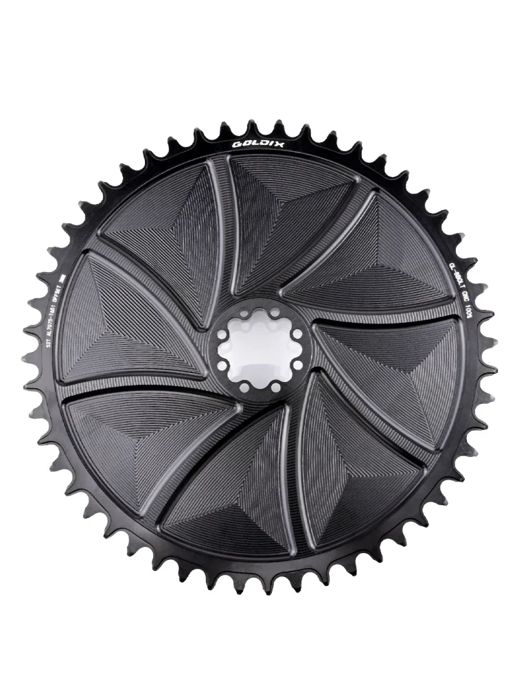 AliExpress GOLDIX 8-Bolt Bicycle Chainring Wide and Narrow Teeth AERO Chainring CNC Hollow Cutting Machining for SRAM 8Bolt Crankset