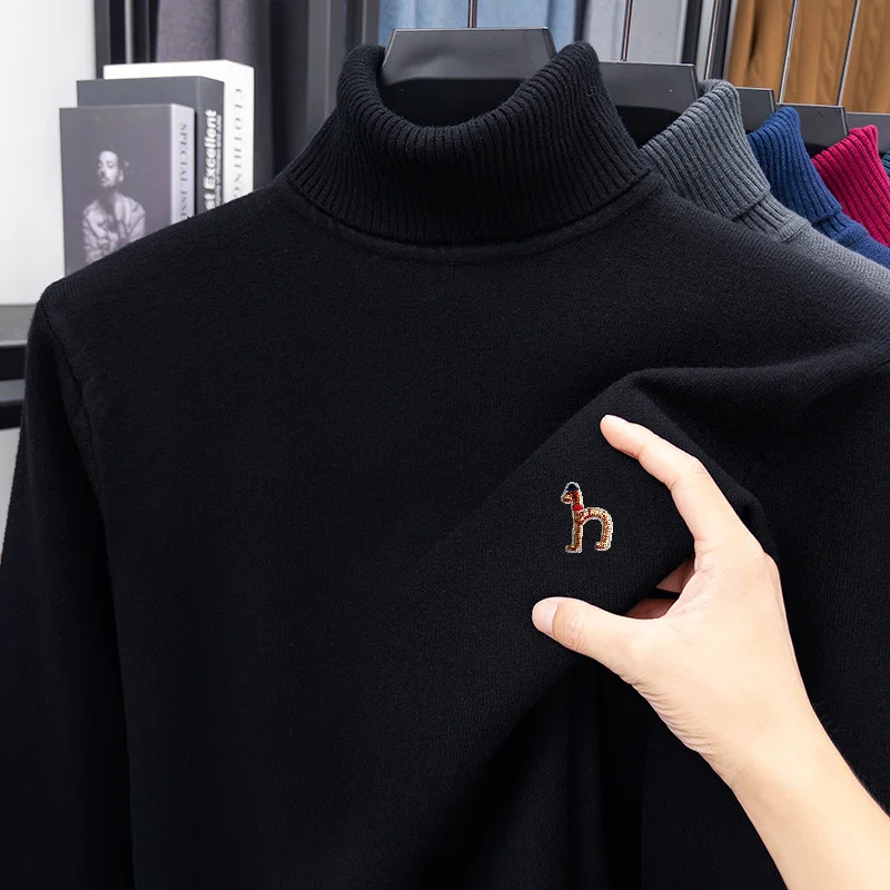 Pull en maille de luxe pour ho - Turtleneck Sweater Men avis et prix