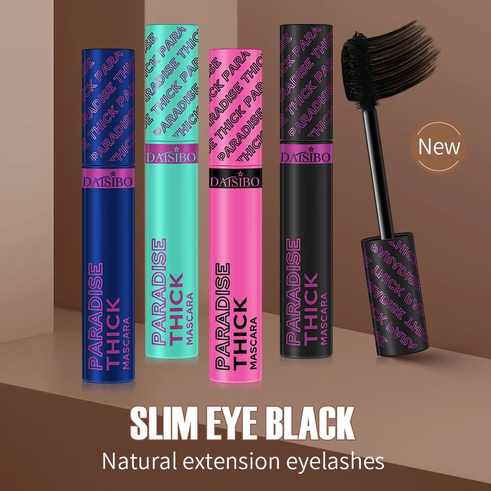 DAISIBO Mascara Allungante e Curling - Formula Impermeabile, Resistente al Sudore e Antimacchia con Spazzola Flessibile per Tutti Beige Chiaro