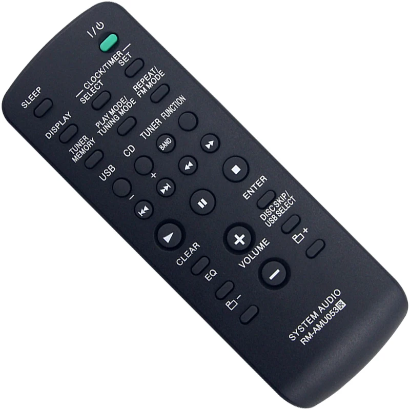 Compatible con Sony Audio HCD-GTR33 HCD-GTR8 HCD-GTR88 HCD-GTR8B HCD-GTZ3 MHC-GTZ4 Control remoto RM-AMU053 repuestos