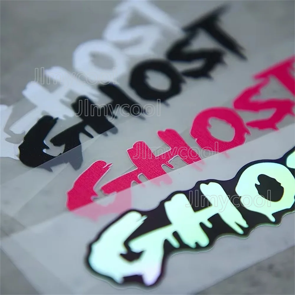 Drip Text Ghost Style Stickers, Waterproof Vinyl Decals for Car Decor