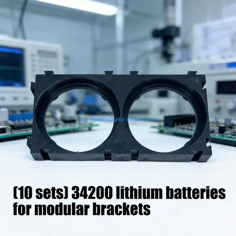 U2JE Stackable Battery Storage Rack For 34200/33155 Lithium Cells Holder Bracket Impact Resistant ABS Battery Case