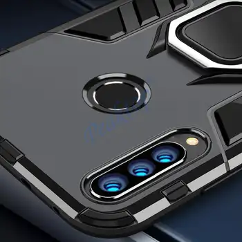 Pro Honor 9X 9 X Premium kryt Armor PC kryt kovový kroužek držák na telefon pro Huawei Honor 9X STK-LX1 kryt nárazuvzdorný nárazník~ 6 nejlepší prodej pouzdro pro Honor 9x - №2