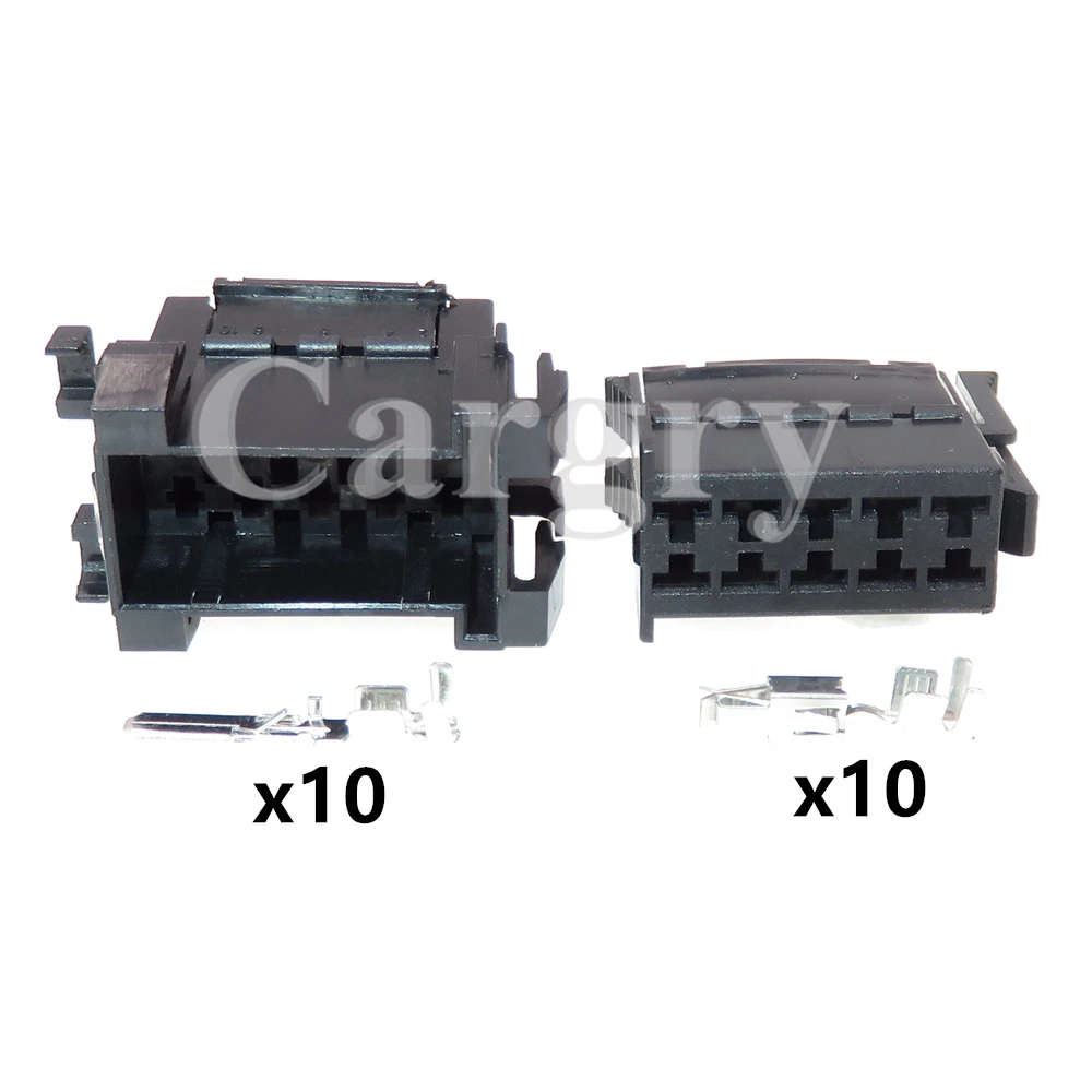 1 Set 10P 1-929504-4 AC Assembly Auto Electrical Plug 929504-4 Car Wiring Terminal Plastic Housing Unsealed Modification Socket