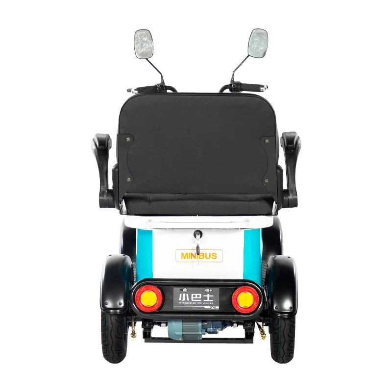 MINIBUSEV E8 Electric four-wheel mobility scooter with shed to pick up children family sightseeing car elderly electric vehicles