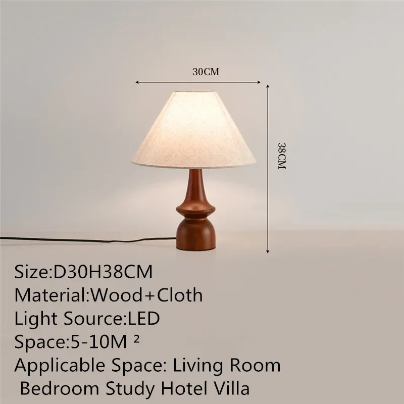APRIL Contemporary Creativity Table Lamp American Retro Art Living Room Study Villa Hotel Bedroom LED Bedside Desk Light