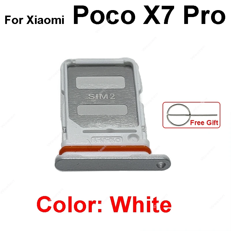 Sim Card Tray for Poco X7 M7 Pro