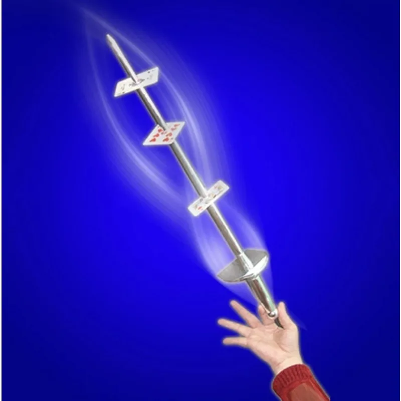 السيف من خلال/من خلال بطاقة الخدع السحرية خمر بطاقة السيف ماجيا الساحر المرحلة أوهام للتحايل الدعائم Mentalism ألعاب مضحكة