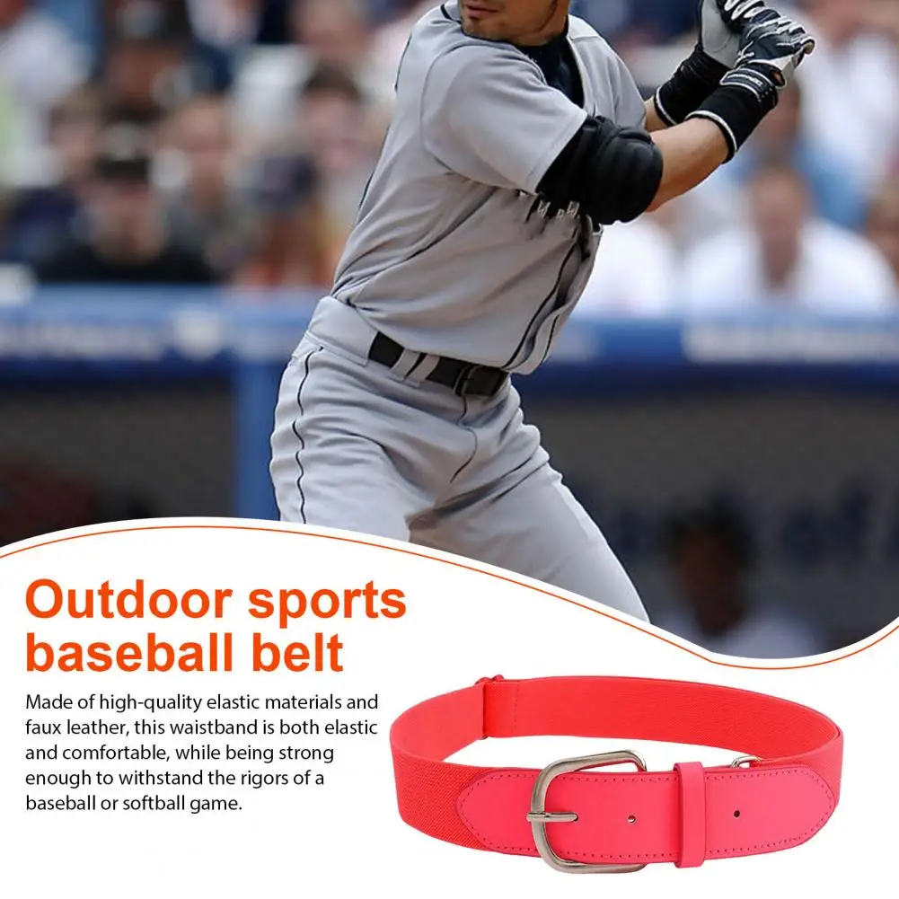 

Children Versatile Waistband Youth Adult Baseball Belt Set with Adjustable Holes Elastic Design for Comfortable Fit for Softball