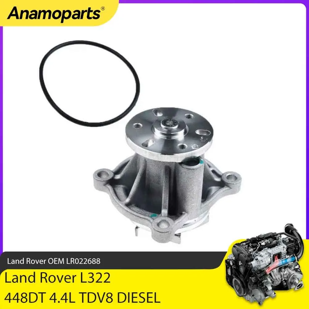 

Engine Parts Water Pump Set Fit 4.4 L For Land Rover Range Rover III L322 448DT 4.4L TDV8 DIESEL OEM LR022688