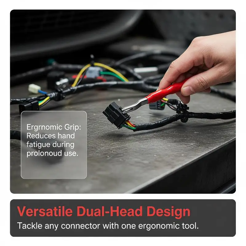 Universal Auto Wire Terminal Release Tool Multifunctional Separator Pliers Car Electrical Connector Oil Pipe Line Disassembly