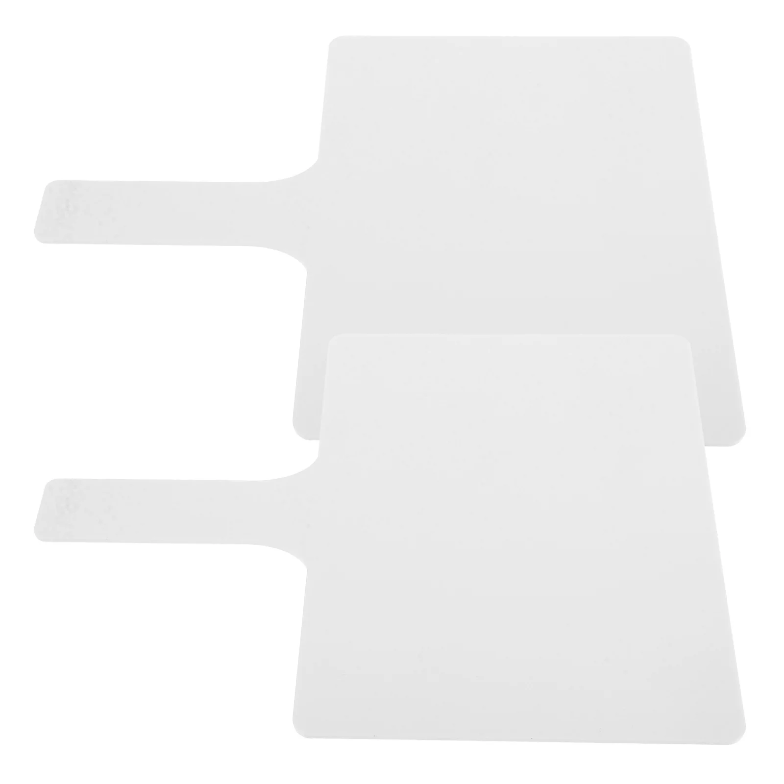 2 قطعة لوحة مجداف للإجابة على المسح الجاف ألواح بيضاء محمولة للطلاب والمعلمين وأنشطة الفصول الدراسية قابلة لإعادة الاستخدام وسهلة التنظيف