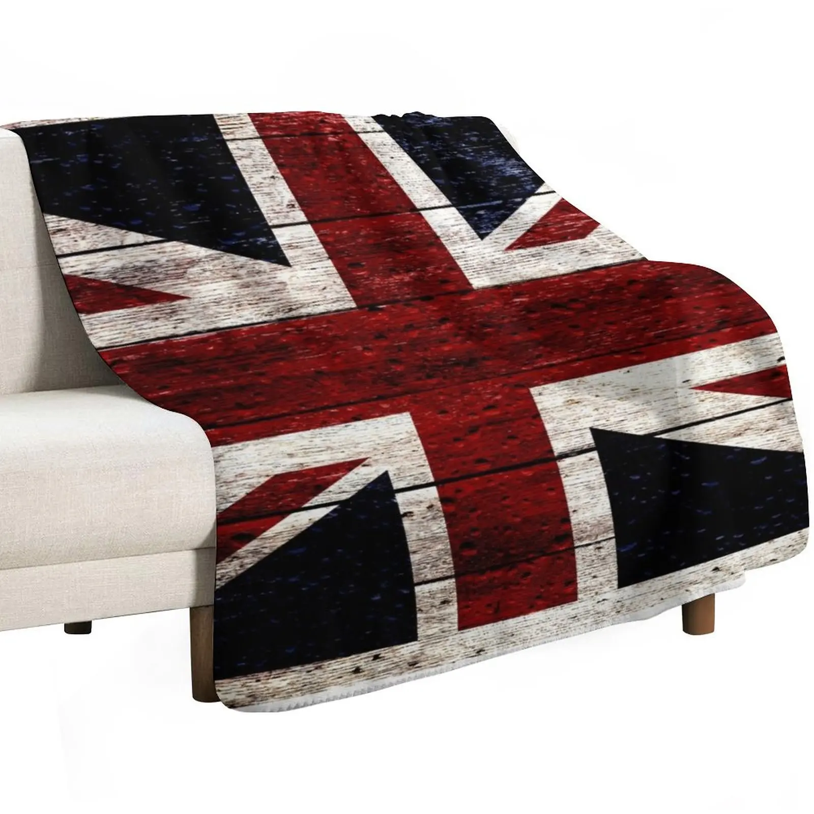 Union Jack Throw Blanket Large Thermals For Travel Moving sofa bed Custom Shaggy Blankets