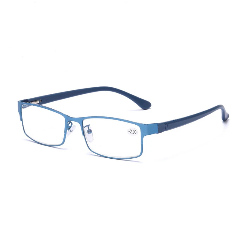 الموضة الكلاسيكية SquareBusiness نظارات للقراءة للرجال TR90 إطار القراء نظارات خفيفة للغاية الراتنج عدسة طول النظر الشيخوخي نظارات الذكور #5