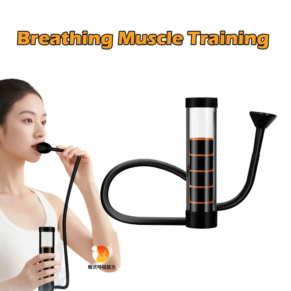 Resistencia Respiración Mancuerna Respirador Pulmón Entrenador Muscular Entrenador Respiratorio Salud Ajustable
