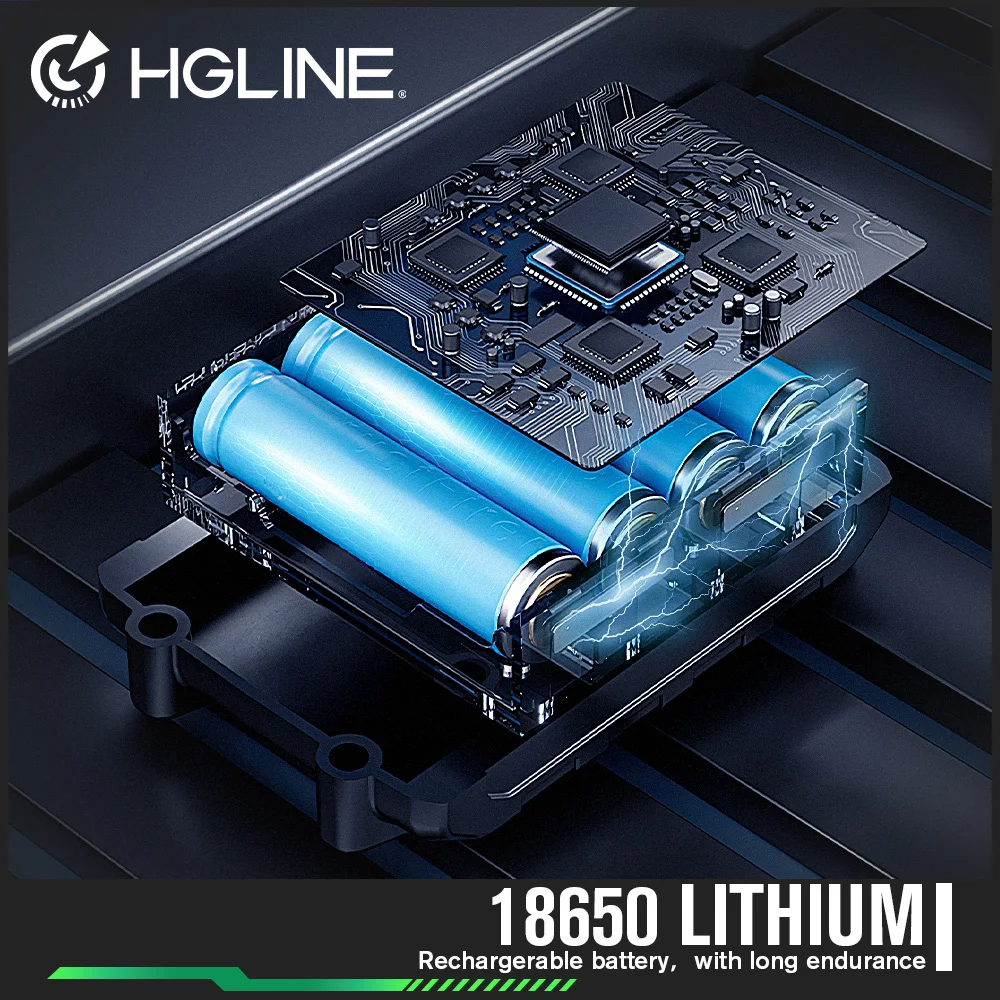 HGLINE 16-liniowy poziom lasera 4D 360 °   Pozioma pionowa krzyżowa poziomica laserowa 2 szt. 6000 mAh akumulator litowo-jonowy automatyczne