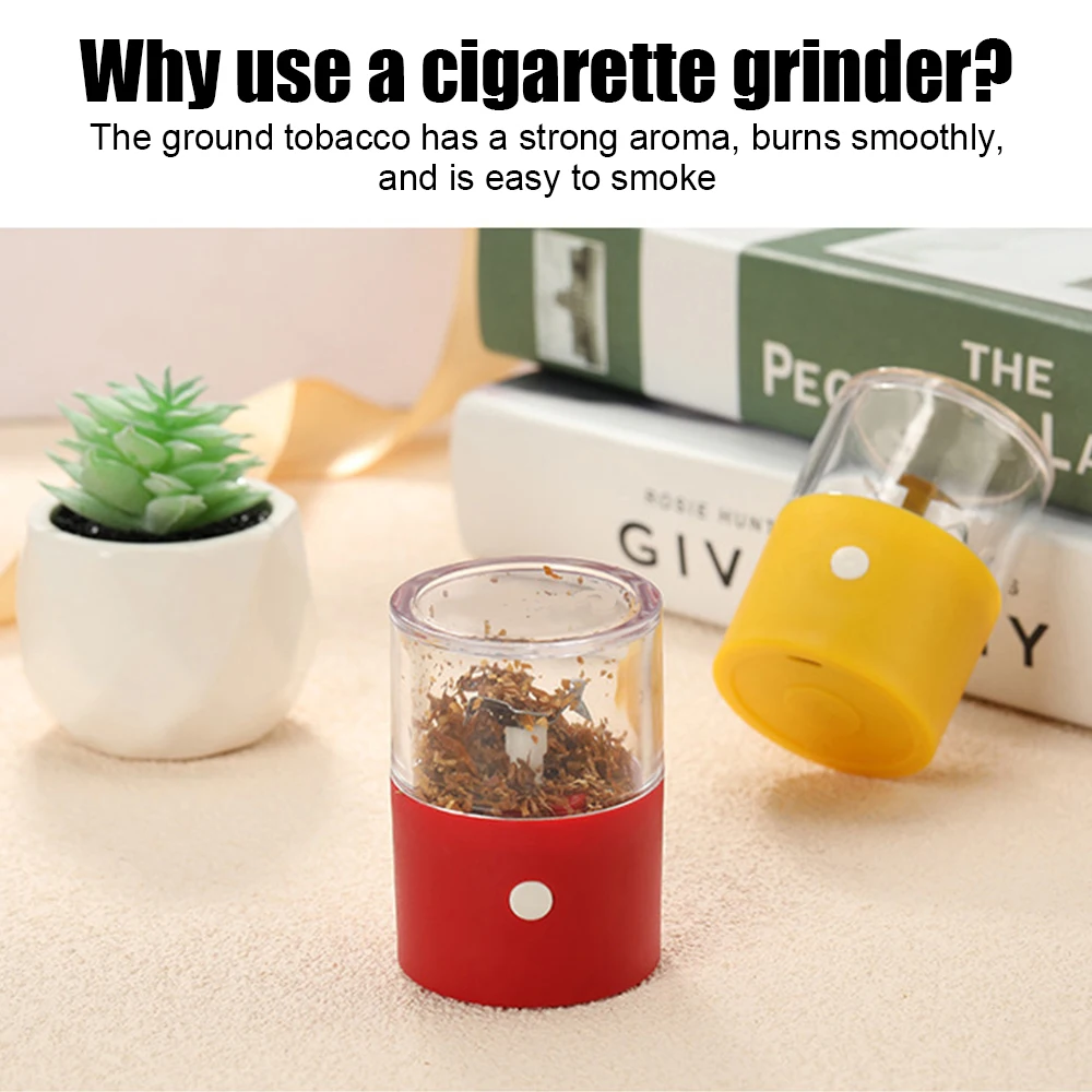 Rechargeable Cigarette Accessories Metal Tobacco Grinder Portable Crusher Electric Crank Smoke Spice Muller Machine