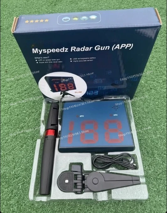 Multi-Sport Digital Speed Radar Gun V2.0 for Hockey, Baseball, Tennis and Golf Speed Measurement