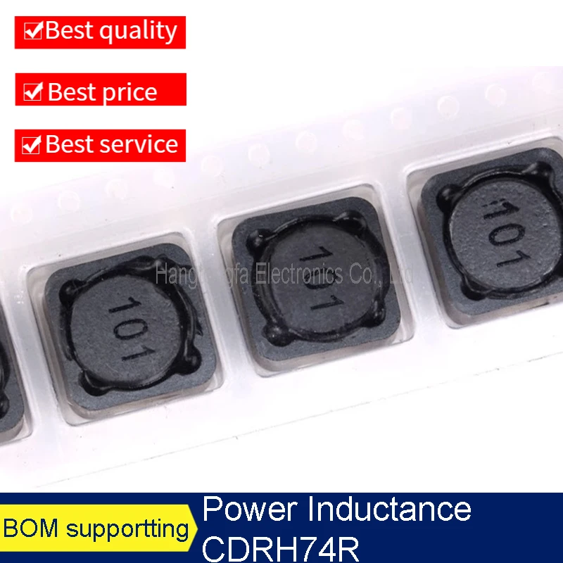 10pcs CDRH74R  7*7*4mm SMD Power Shielded Inductance 47UH 470 2.2 3.3 4.7 6.8 10 22 33 47 68 100 220 330 680UH 1mH