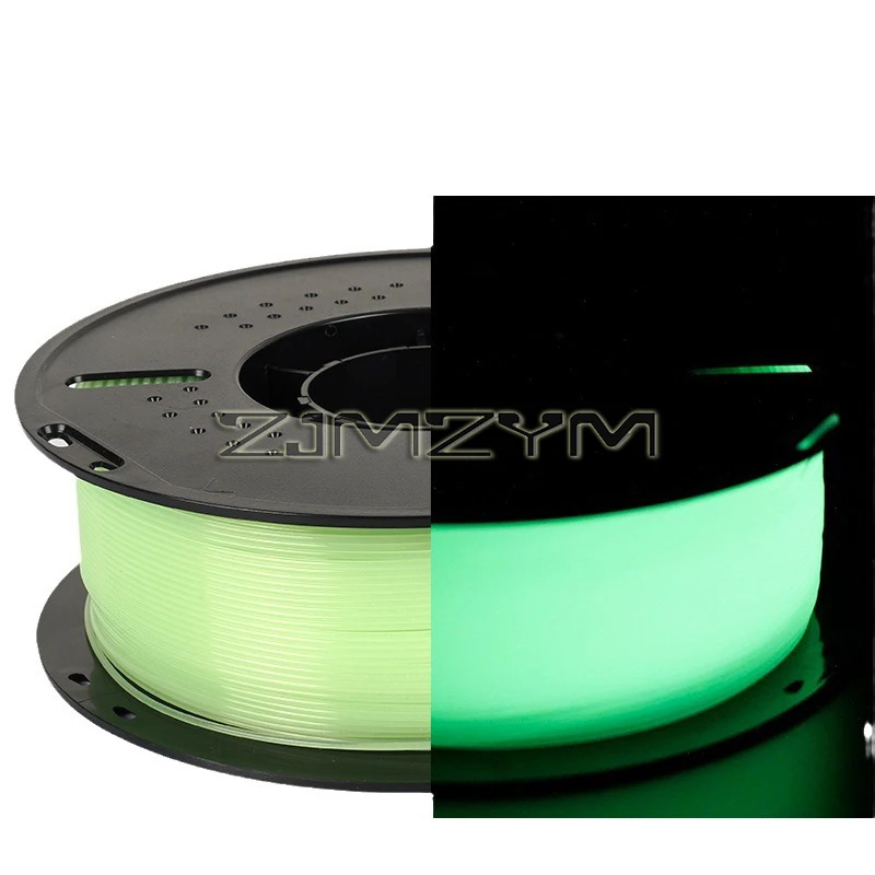 1KG 3D Printer Filament Glow In The Dark 1.75mm 3D Printing Material Pla Filament Glowing