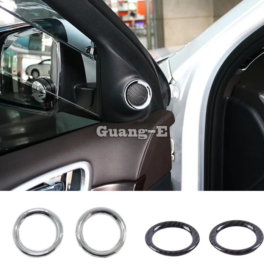 Car A Column Audio Speak Window Windshield Side Triangle Lamp Trim 2pcs For Jeep Grand Cherokee 2014 2015 2016 2017 2018 2019