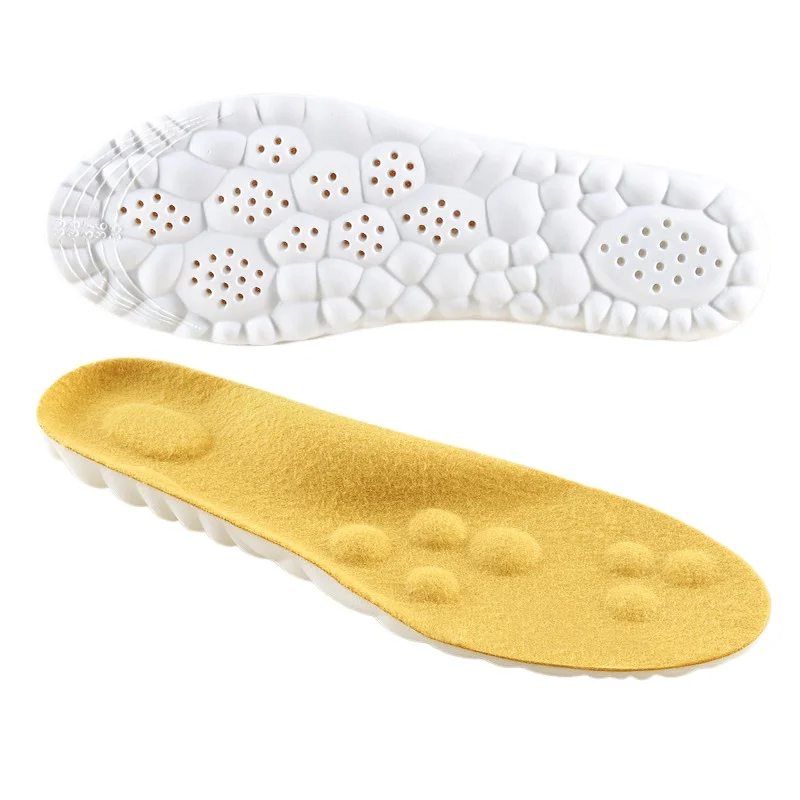 Winter heating insole women's new winter velvet thickened warm cold soft sole comfortable self-heating men's shoes winter
