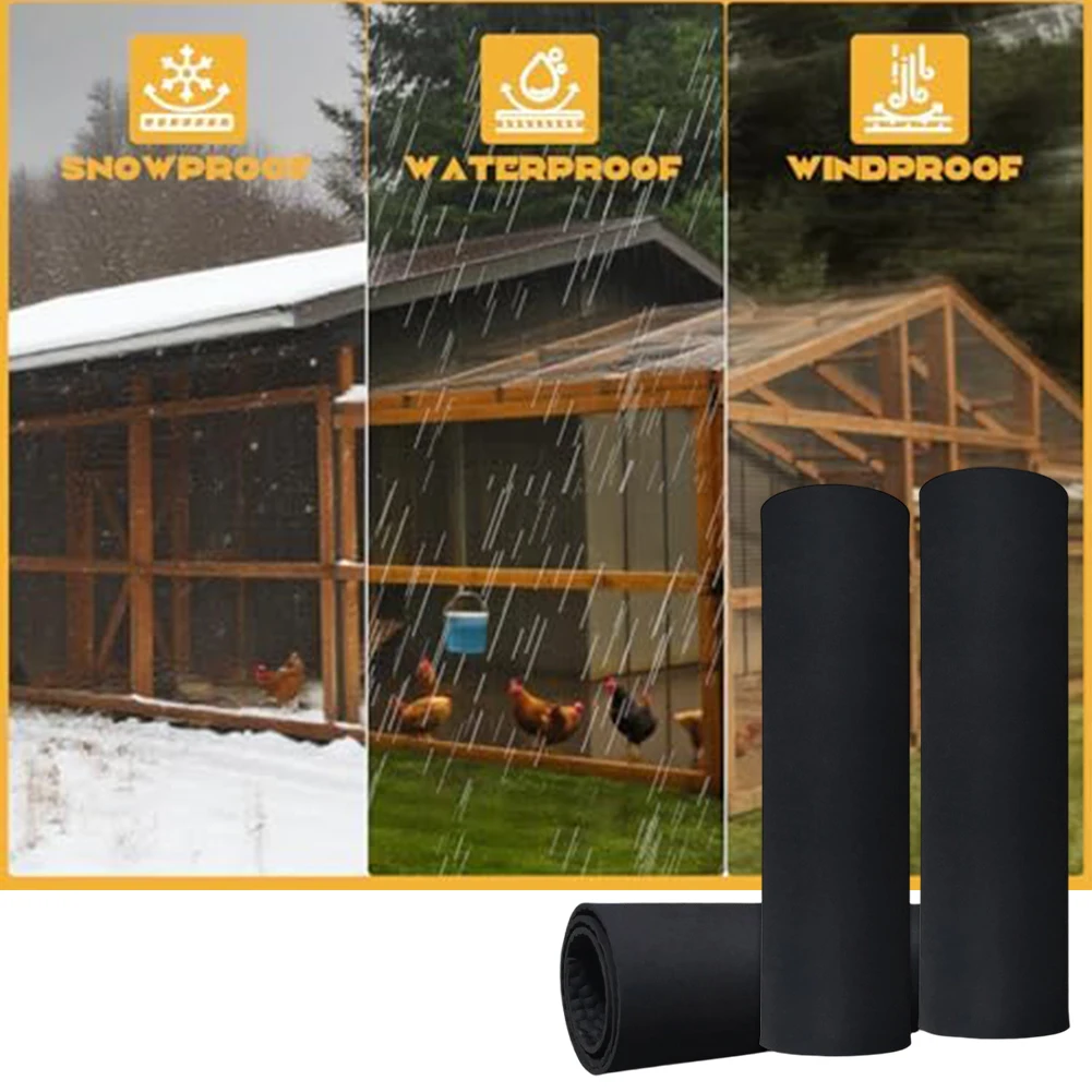 حصيرة مطاطية معزولة شديدة التحمل مع تصميم غير قابل للانزلاق ومواد مقاومة للطقس للاستخدام في أطباق الدجاج والباحات الخارجية