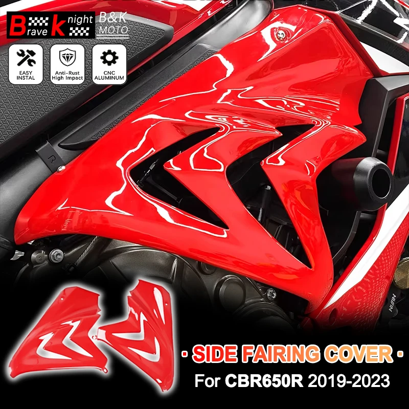 

CBR650R аксессуары для мотоциклов, боковой обтекатель, рама кузова для Honda CBR 650R 2019-2023, боковой обтекатель, спойлеры, панель крышки капота