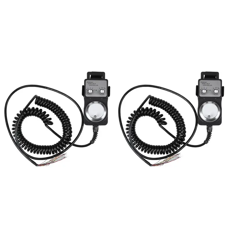 Y42A-2X CNC 4 Axis MPG Pendant Handwheel For FAGOR GSK Siemens FANUC System 5V Manual Pulse Generator