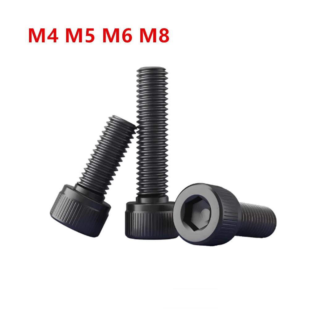 

M4 M5 M6 M8 12.9 Grade High Strength Black Hexagon Socket Screw Alloy Cylinder Head Bolts
