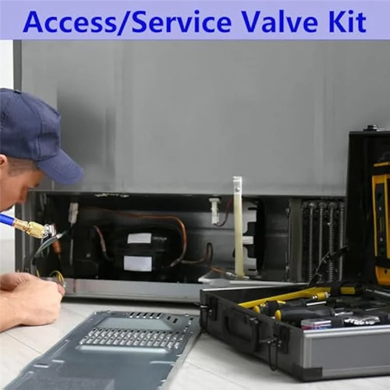 

Сервисный клапан доступа SYW-30Pcs, комплект клапанов доступа к холодильнику, сердечник штока, холодильный сервисный клапан переменного тока