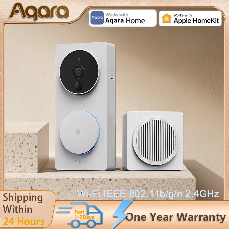 Aqara Smart Video Doorbell 1080P Wireless Video Doorbell Camera 2.4G WiFi Smart Door Bell Smart Home Security Door Bell