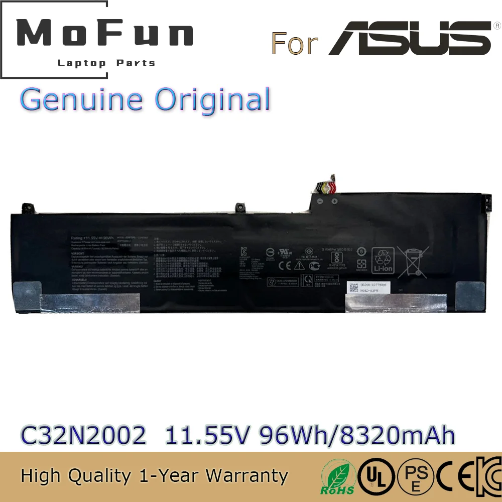 Brand New Original C32N2002 11.55V 96Wh Laptop Battery for Asus ZenBook Flip 15 UX535LI UX564EH UX564EI