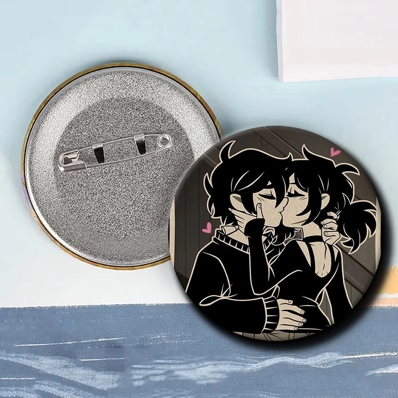 58mm Creative Cartoon Figure Brooch Pins Game The Coffin of Andy and Leyley Badge Backpack Shoes Decor Accessories Jewelry Gift - view 4