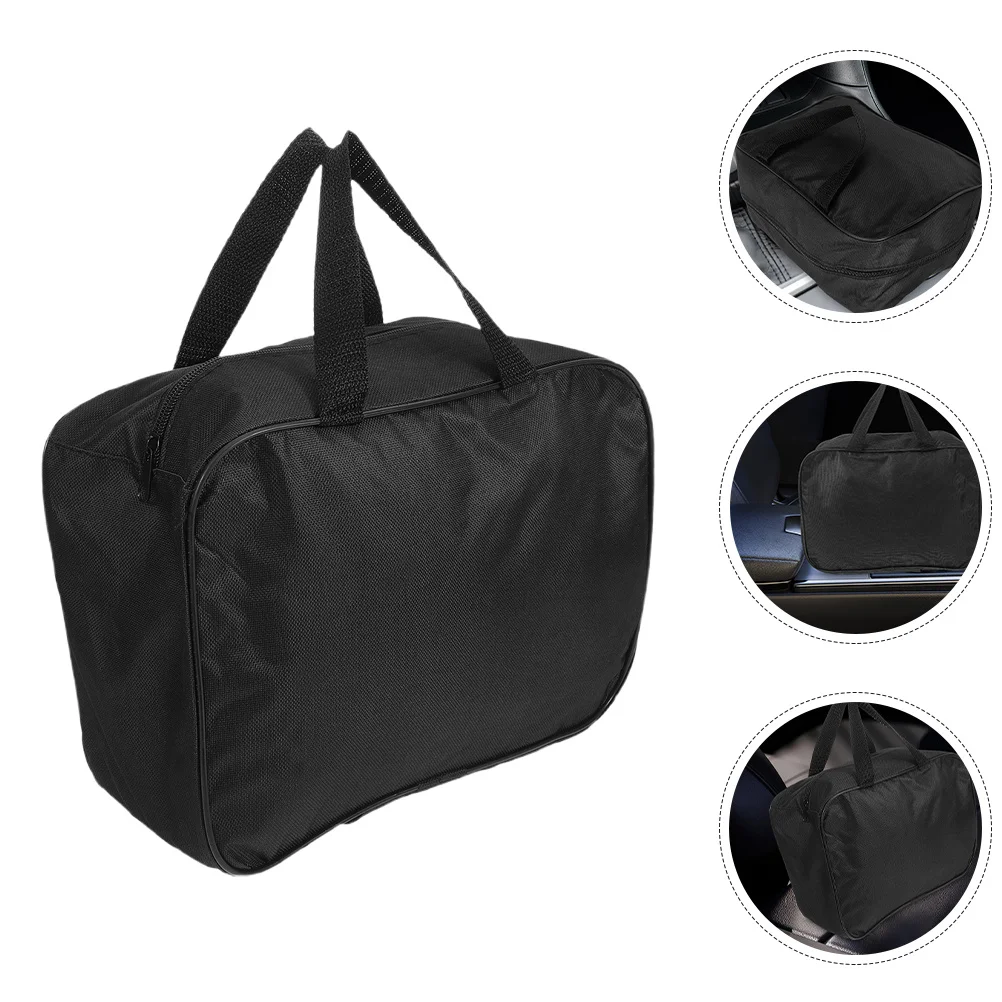 

2Pcs Car Vacuum Cleaner Storage Bag Large Capacity Portable Vacuum Storage Case Compressor Case Black
