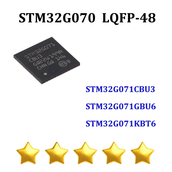 5PCS STM32G071CBU3 STM32G071GBU6 STM32G071KBT6 Brand New Original Chip IC